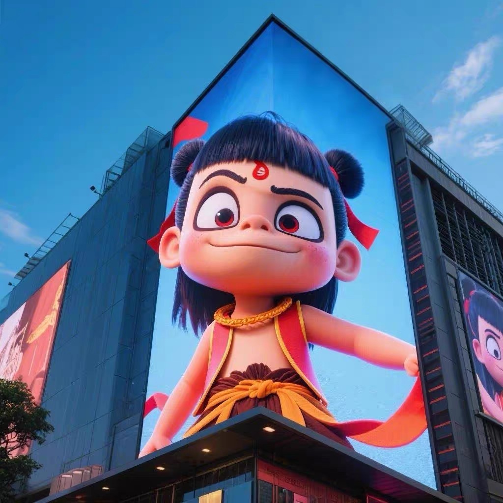 裸眼3D户外P4全彩LED